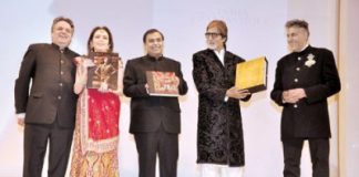 Amitabh Bachchan at Abu Jani and Sandeep Khosla’s book launch, photos