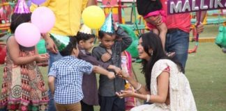 Mallika Sherawat celebrates birthday with children