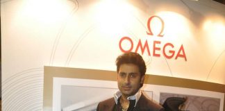 Abhishek Bachchan attends Omega Co Axial Exhibition launch