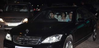 Aamir Khan snapped riding his new bullet-proof Mercedes S Class – Photos