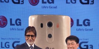Amitabh Bachchan launches new LG G3 smartphone in India