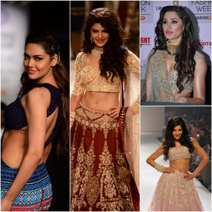 LFW 2014 actresses collage