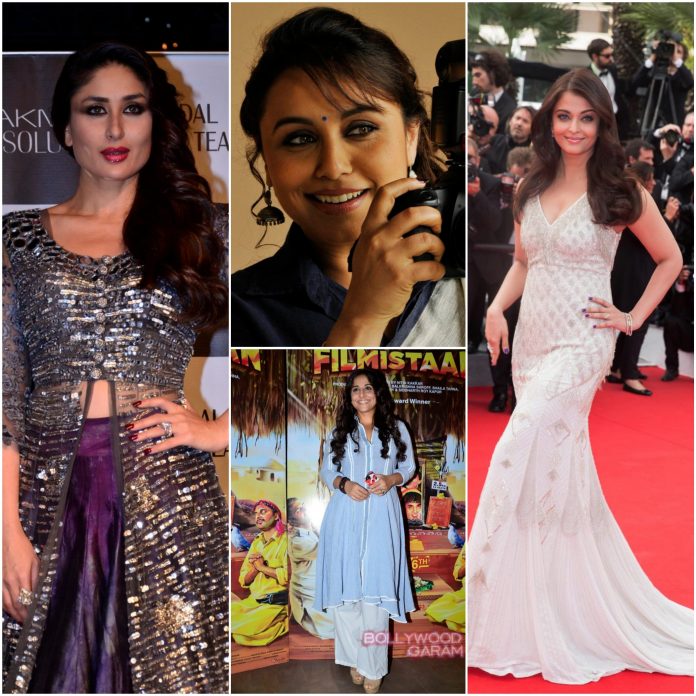 Top married bollywood actresses collage