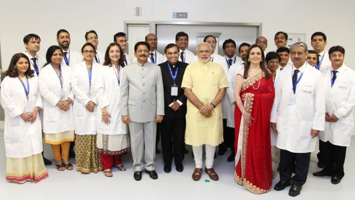 Modi hospital inauguration