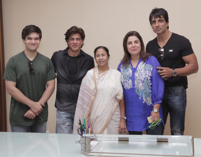 SRK with Mamata Banerjee