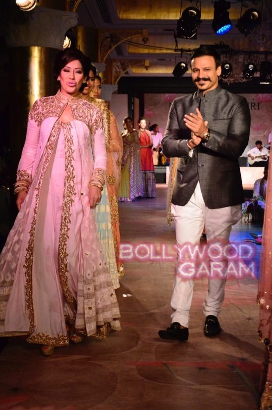 Vivek and Parvathy walk the ramp for a cause-3