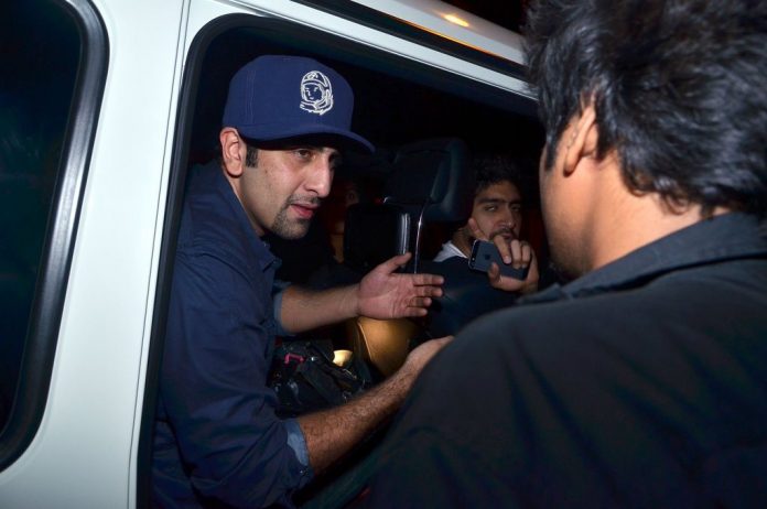 ranbir miffed