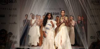 Amazon India Fashion Week Spring Summer 2016 Photos – Vaishali S flows drapes on ramp