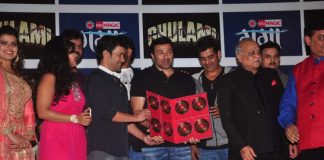 Sunny Deol and Ravi Kishen launch music of Bhojpuri movie Ghulami
