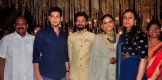 Namrata Shirodkar and Mahesh Babu at Priyanka Dutt and Nag Ashvin’s wedding reception
