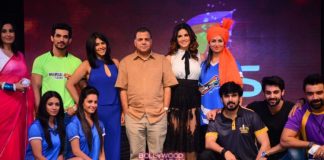 Sunny Leone enjoys at Box Cricket League 2 launch