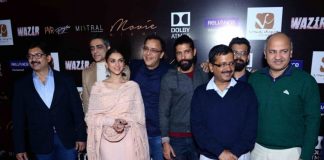 Arvind Kejriwal catches special screening of Wazir