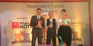 Akshay Kumar and Jacqueline Fernandez grace Times Food and Nightlife Awards 2016
