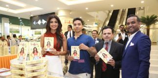 Shilpa Shetty launches her book The great Indian Diet in Dubai