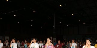 Fitness crazy Shilpa Shetty conducts Yoga Masterclass at IIFA Celebrations