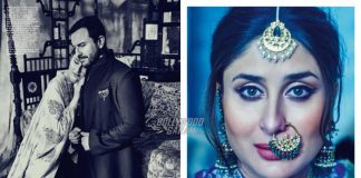 Saif Ali Khan and Kareena Kapoor on Harper’s Bazaar Bride cover
