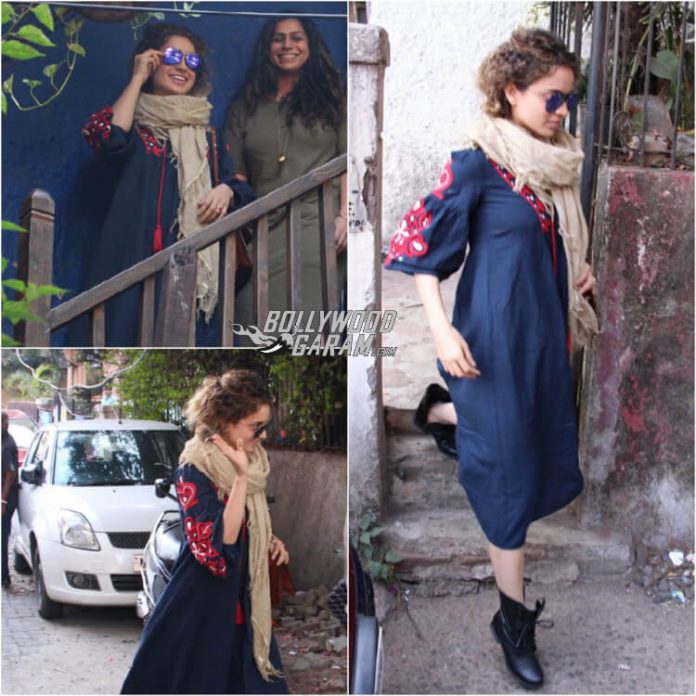 kangana-ranaut-spotted-bandra