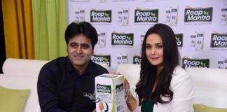Preity Zinta shoots for face cream brand Roop Mantra
