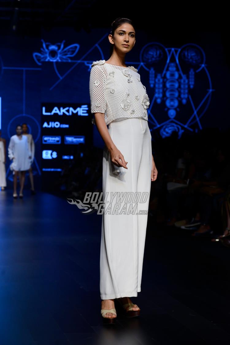 Model walks the ramp at Lakme Fashion Week Summer Resort 2017