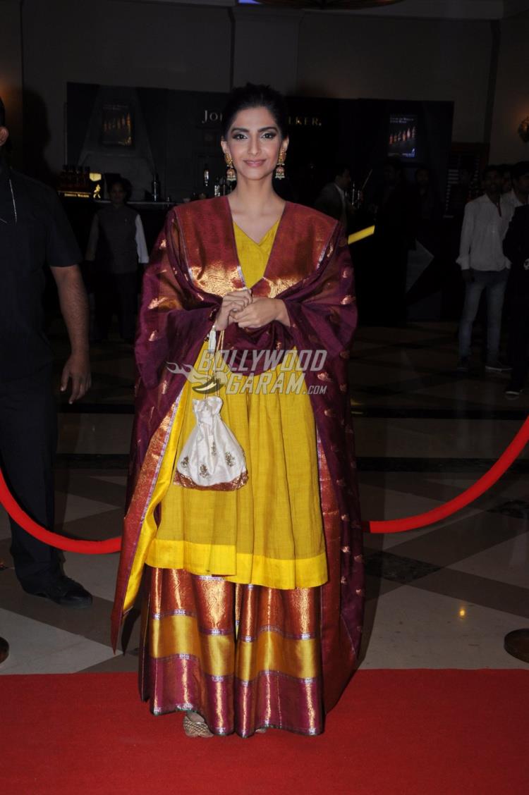 Sonam Kapoor at Maharashtra's Most Stylish Awards red carpet