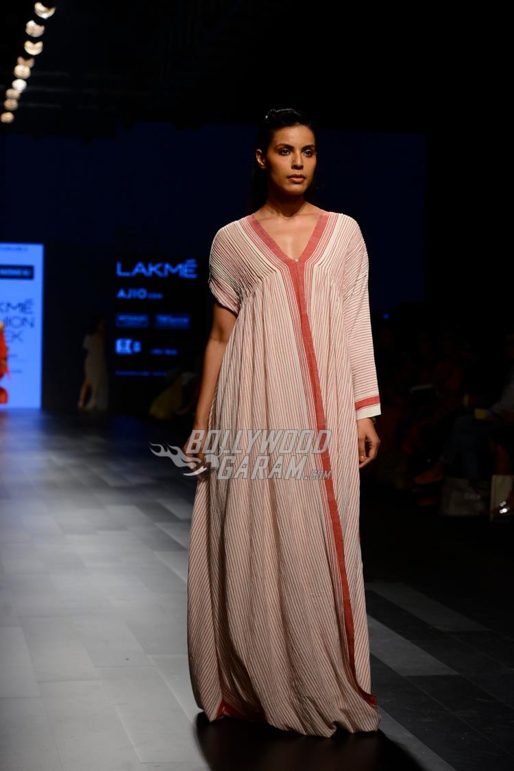 Model walks the ramp at Lakme Fashion Week Summer Resort 2017