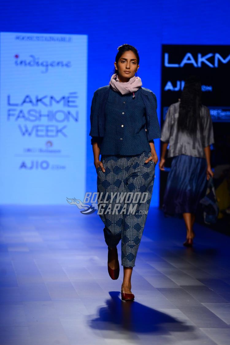 Model walks the ramp at Lakme Fashion Week Summer Resort 2017