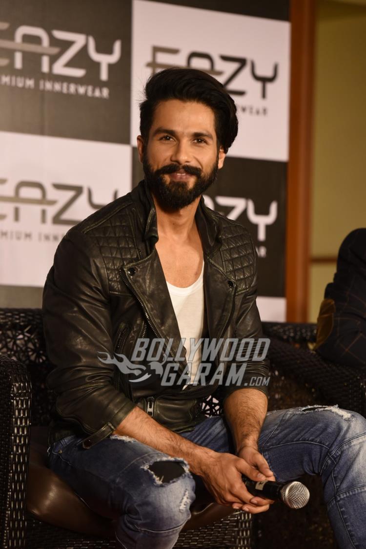 Shahid Kapoor at inner wear brand launch event