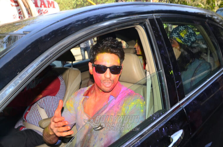 Siddharth Malhotra at Vineet Jain's Holi Bash