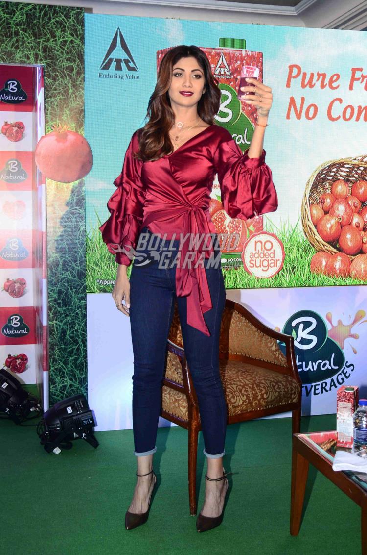 Shilpa Shetty is brand ambassador for B Natural Juice, launches new