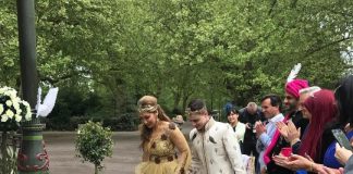 Sofia Hayat and beau Vlad Stanescu get married in a royal wedding ceremony