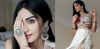 PHOTOS – Adah Sharma looks stunning in ethnic Roshni Chopra couture!