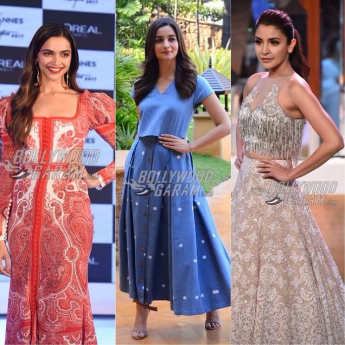 Deepika- Alia- Anushka