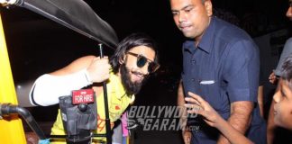 Ranveer Singh takes an auto rickshaw to Khar Anti Social! – Photos