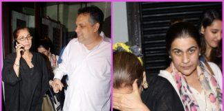 Dimple Kapadia and Amrita Singh photographed together at an event
