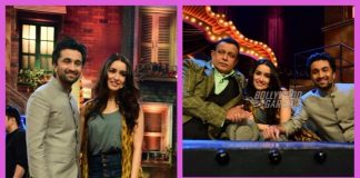 Shraddha Kapoor and Siddhanth Kapoor promote Haseena Parkar on the sets of The Drama Company