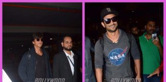Shah Rukh Khan and Sushant Singh Rajput photographed at airport as they return from US