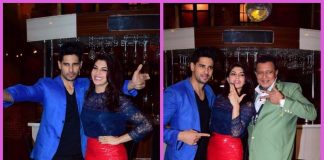 Jacqueline Fernandez and Sidharth Malhotra promote A Gentleman on the sets of The Drama Company