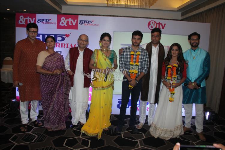 New show Half Marriage launched on &TV at a press event