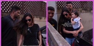 Shahid Kapoor, Mira Rajput with daughter Misha Kapoor snapped on a casual family outing