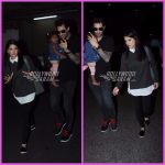 Photos: Sunny Leone and husband Daniel Weber snapped with daughter Nisha at airport