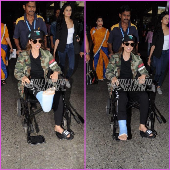 Kangana Ranaut injured