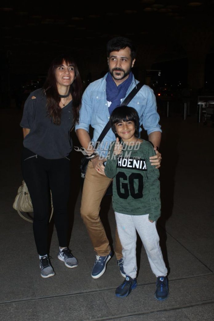 Emraan Hashmi and family off to Singapore for holiday