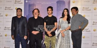 Ishaan Khatter and Malavika Mohanan at trailer launch event of Beyond The Clouds
