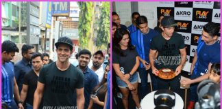 Hrithik Roshan cuts birthday cake at gym launch event
