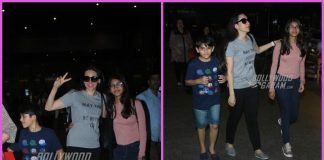 Karisma Kapoor and kids return from Bangkok holiday