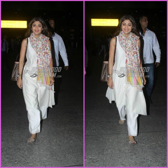 Shilpa Shetty airport