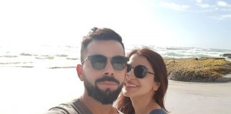 Virat Kohli shares a special moment with Anushka Sharma from Cape Town