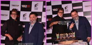 Amitabh Bachchan and Rishi Kapoor celebrate success of 102 Not Out at a press event