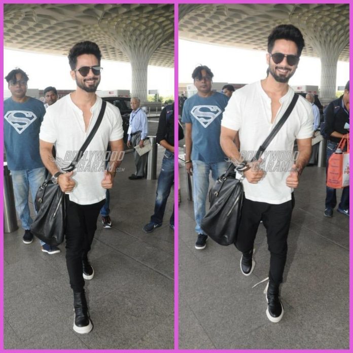 Shahid Kapoor airport