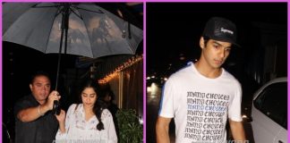 Janhvi Kapoor and Ishaan Khatter on a dinner outing together